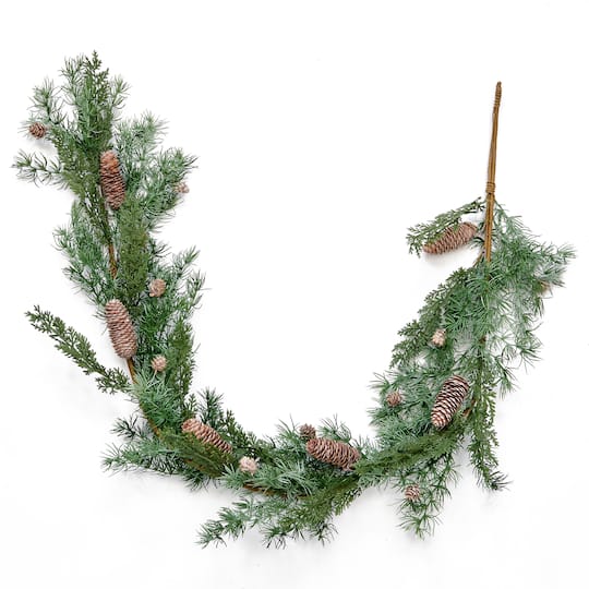 60" Mixed Pine and Pinecone Artificial Christmas Garland